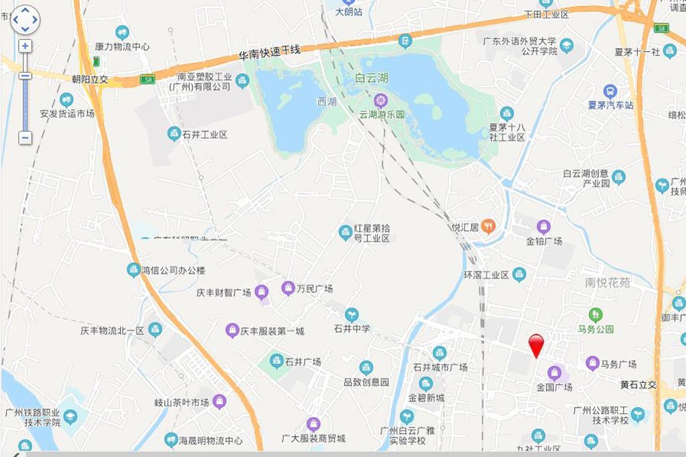 广州佳兆业白云城市广场位置交通图