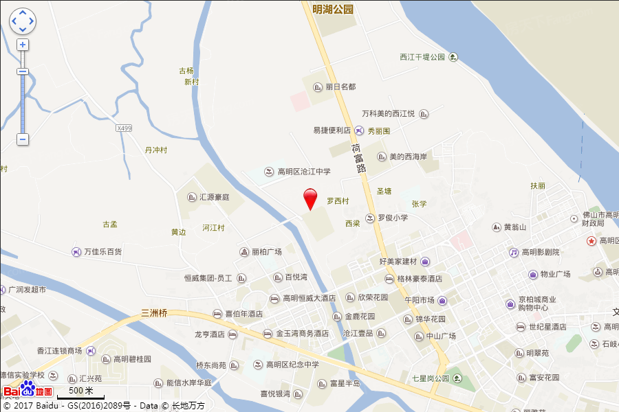 碧桂园·联丰天汇湾位置交通图